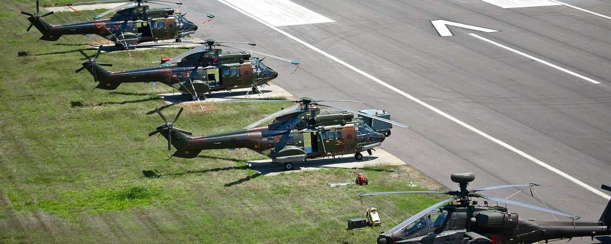 Rockhampton Airport Military Helicopters