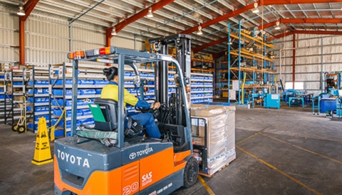 Gracemere warehouse forklift